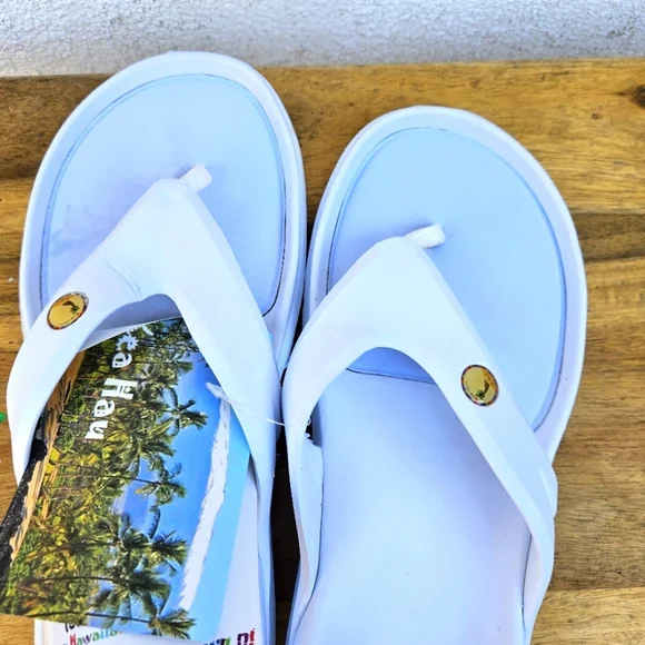 Hawaiian Jellys Ultra Comfort Kea Haú Unisex Sandals Men's Size 8 - Picture 12 of 15